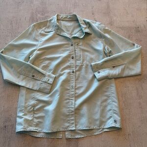 Mountain Hard Wear Women's Hiking Button Up Shirt - Mint Green